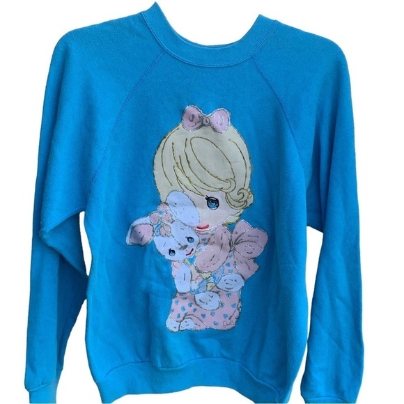 Vintage Precious Moments Hallmark Crewneck Sweatshirt Pullover Size Small - Picture 1 of 5